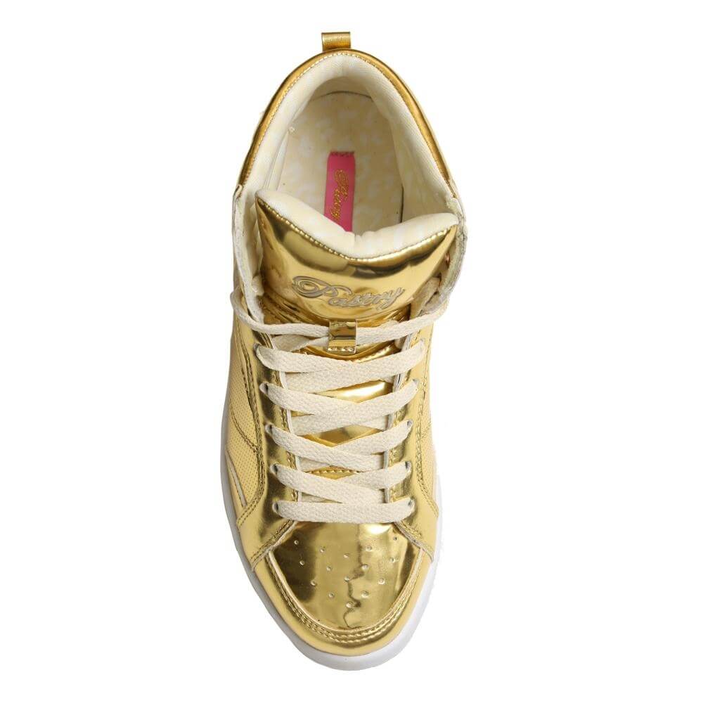 Pastry Dance Adult "Sweet Court" Gold Sneaker - Click Image to Close