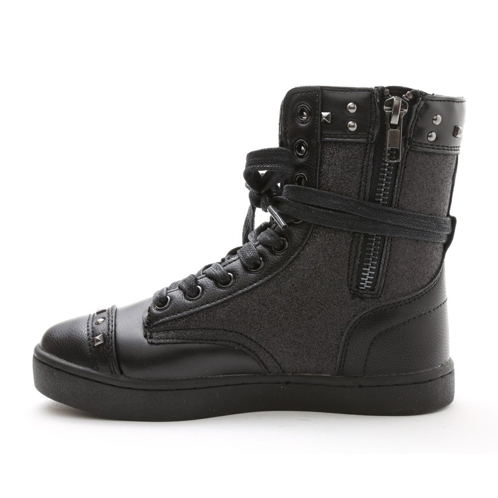 Pastry Dance Child Military Glitz Black Sneaker Boot [PSTPK161020] - $39.75