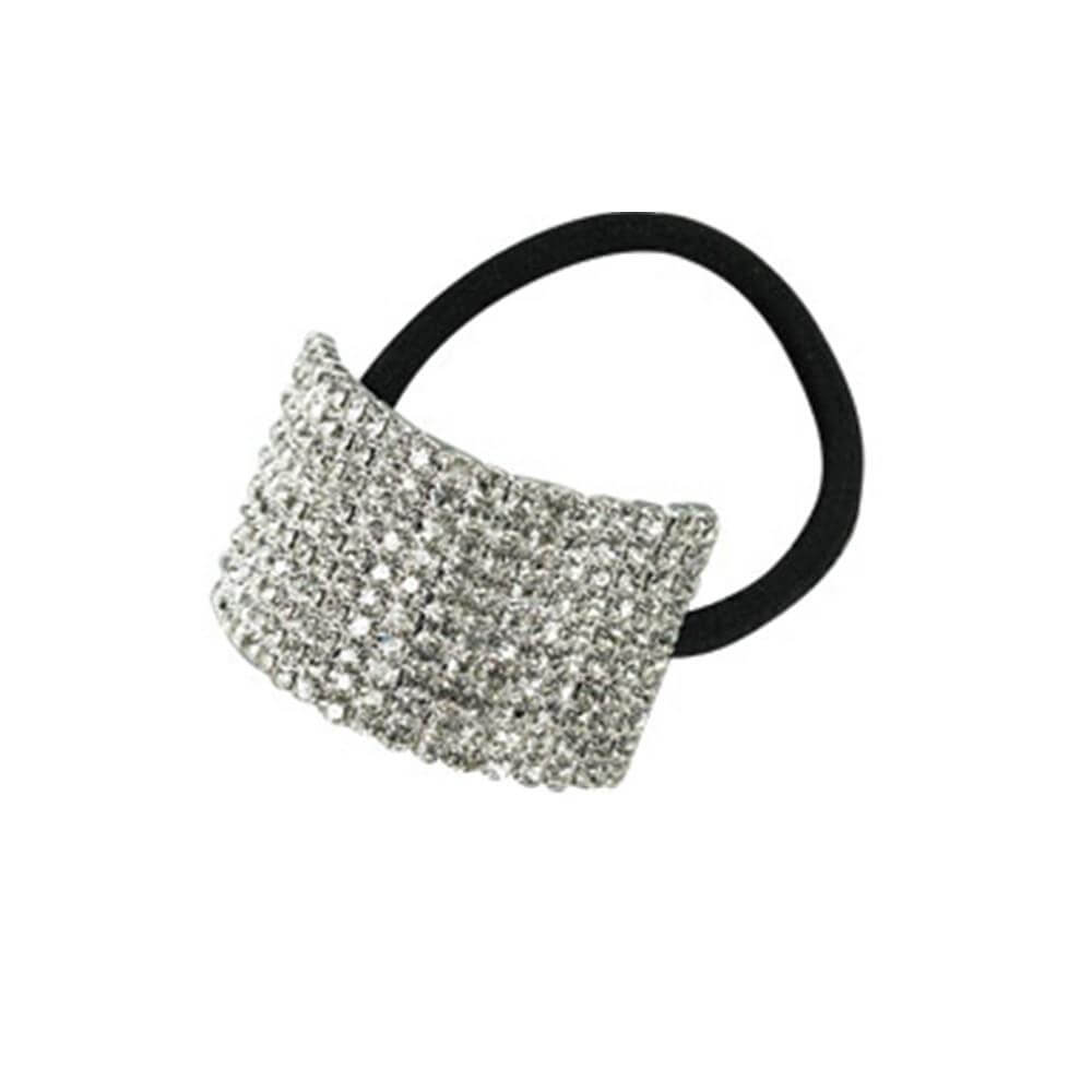 Starlight Child 10-Row Crystal Cuff Ponytail Binder