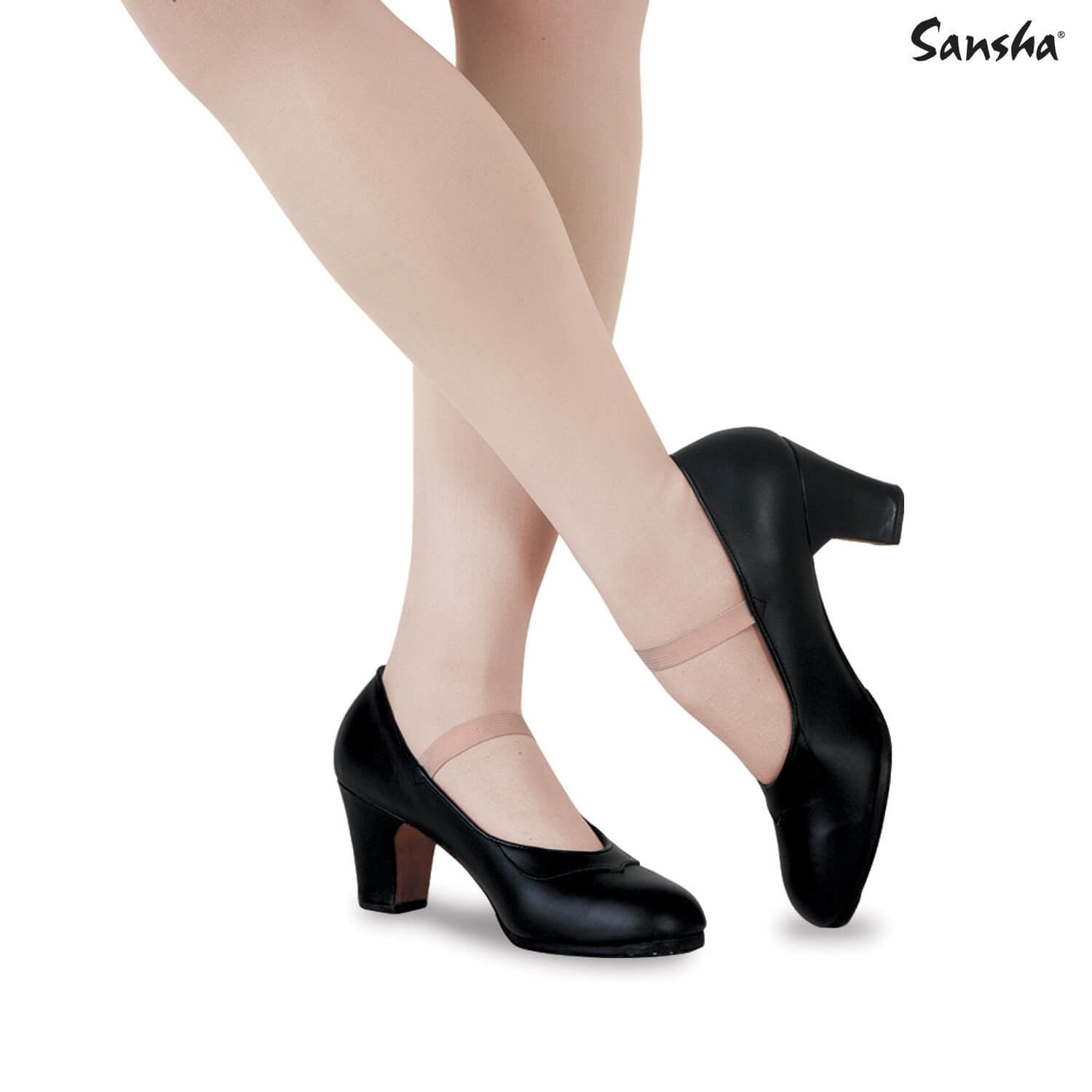Sansha "SARAGOSA" Original flamenco shoes - Click Image to Close