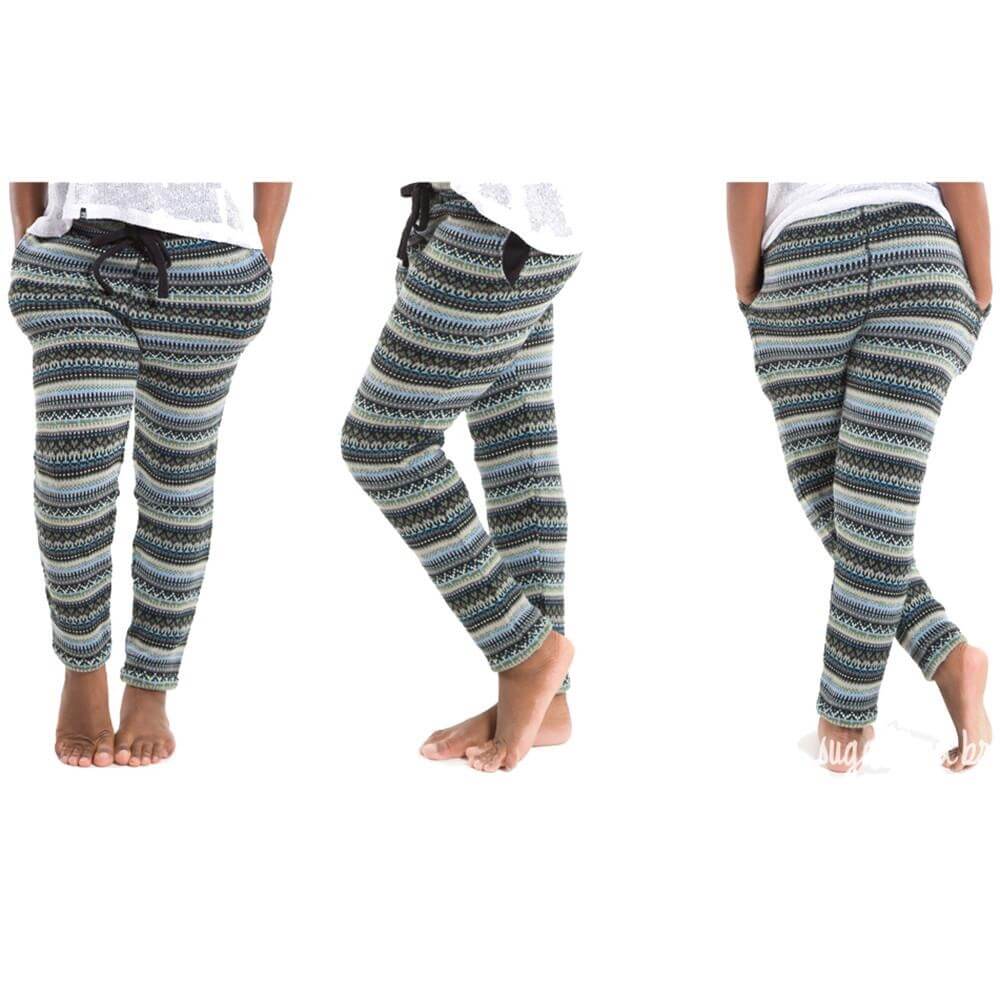 Sugar and Bruno Chalet We Dance Chill Sweatpants - Click Image to Close