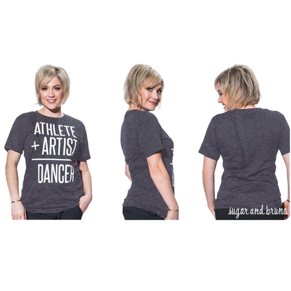 Sugar and Bruno Stacey Athlete+Artist Crewneck Tee - Click Image to Close