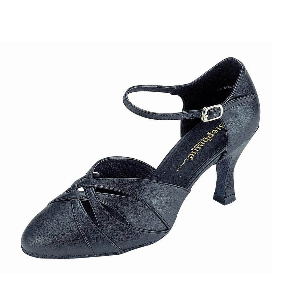 Stephanie Ladies 2.5" Heel Ballroom Shoes - Click Image to Close