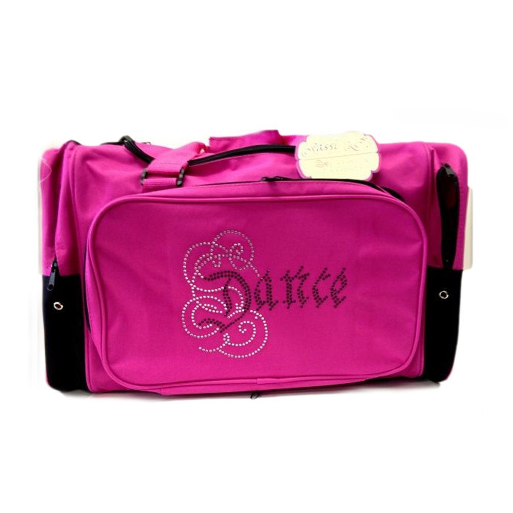 Sassi Designs Dance Bags Duffle Bag Ballet Garment Sassi Calligraphy Bling Duffel Dance Bag