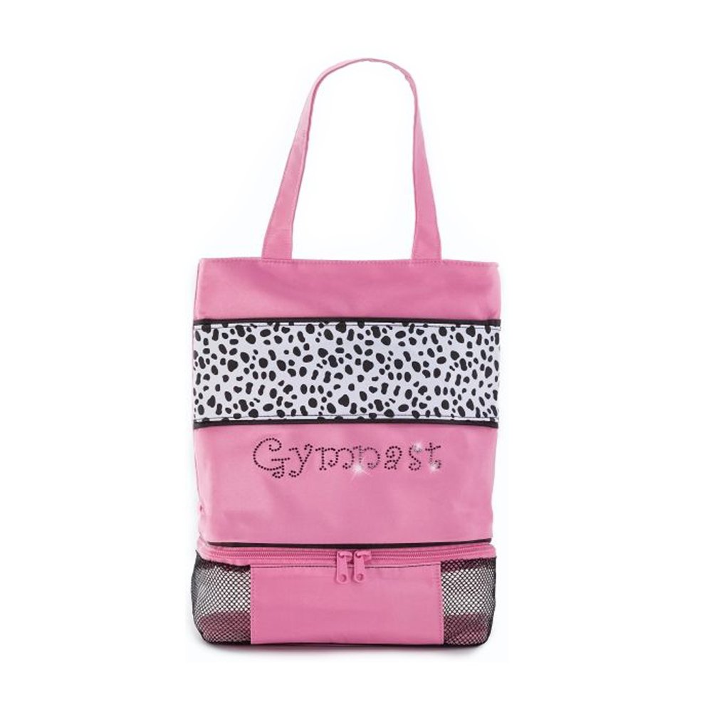 Sassi Dalmatians Print Tote with Shoe Compartment's Stylish GYMNAS bag - Click Image to Close
