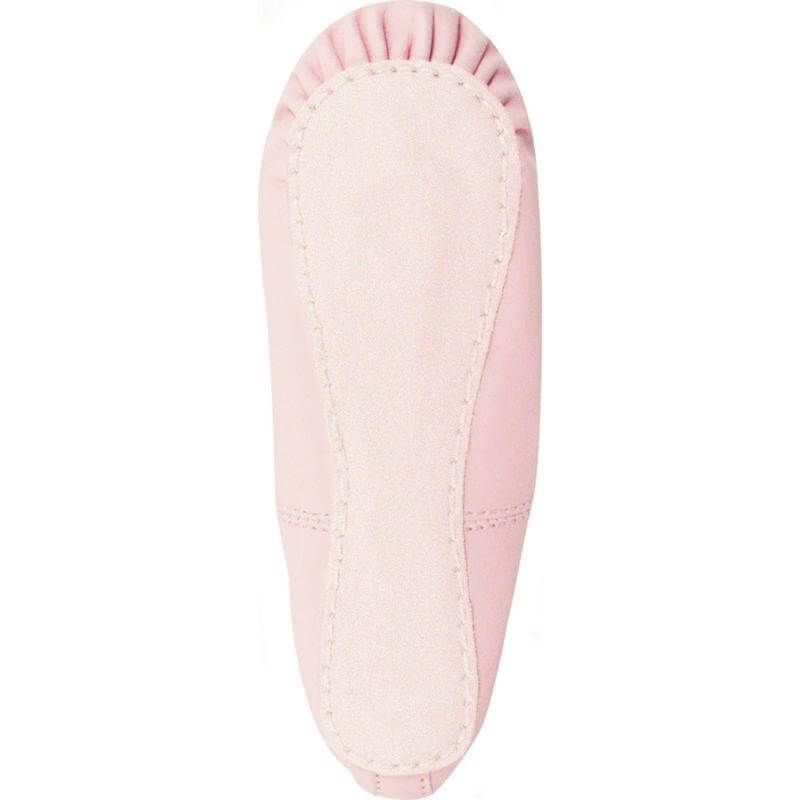 Dance Class® Child Leather-Like Full Sole Ballet Shoe - Click Image to Close