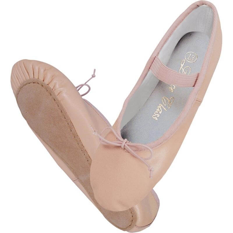 Dance Class® Child Full Sole Leather Ballet Shoe - Click Image to Close