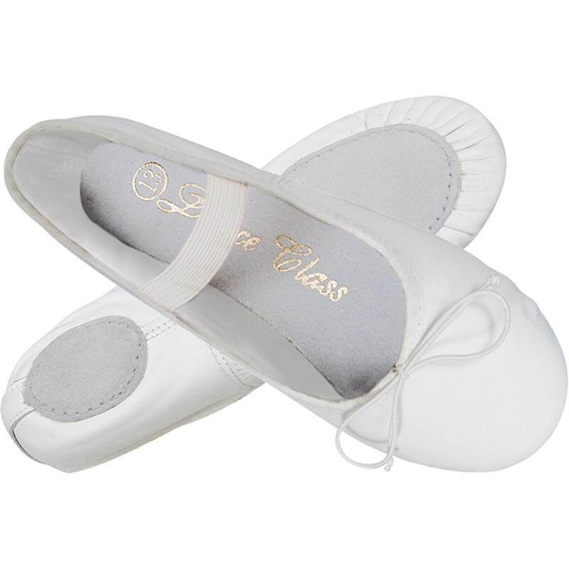 Dance Class® Adult Leather Split Sole Ballet Shoe - Click Image to Close