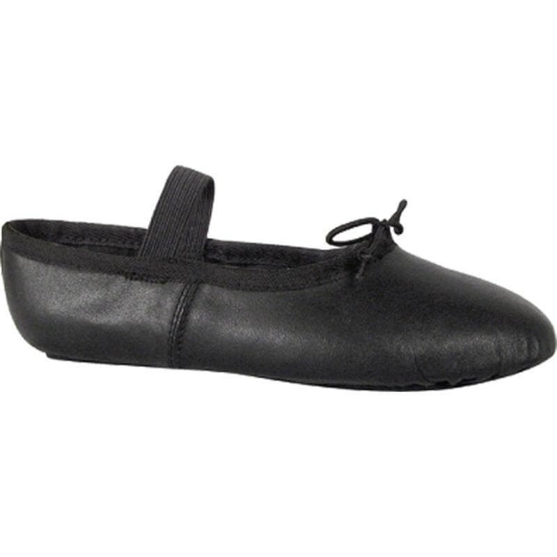 Dance Class® Adult Leather Split Sole Ballet Shoe - Click Image to Close