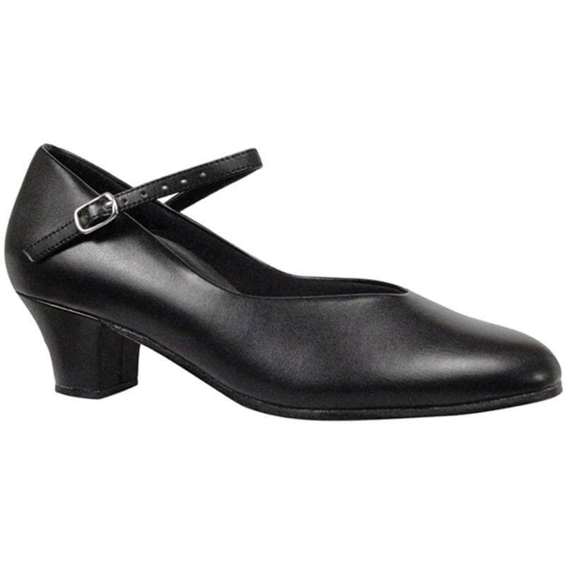 Dance Class® Adult Leather-Like 1.5" Character Shoe - Click Image to Close