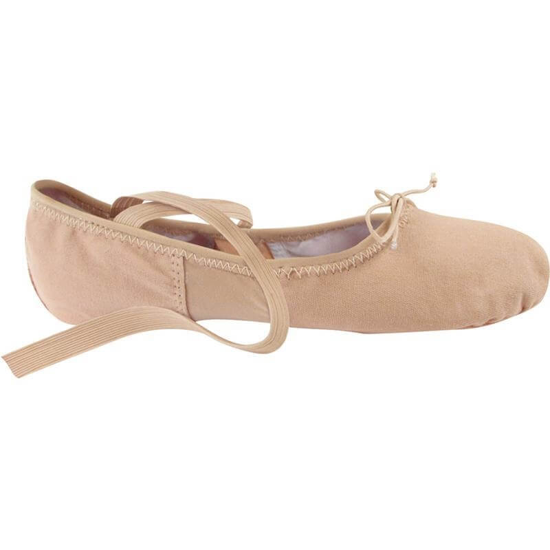 Dance Class® Adult Split-sole Canvas and Spandex Ballet Shoe - Click Image to Close