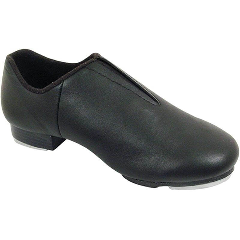 Dance Class® Adult Leather Split Sole Jazz Tap Shoe - Click Image to Close