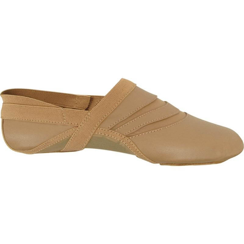 Dance Class® Child Leather and Spandex Jazz Shoe - Click Image to Close