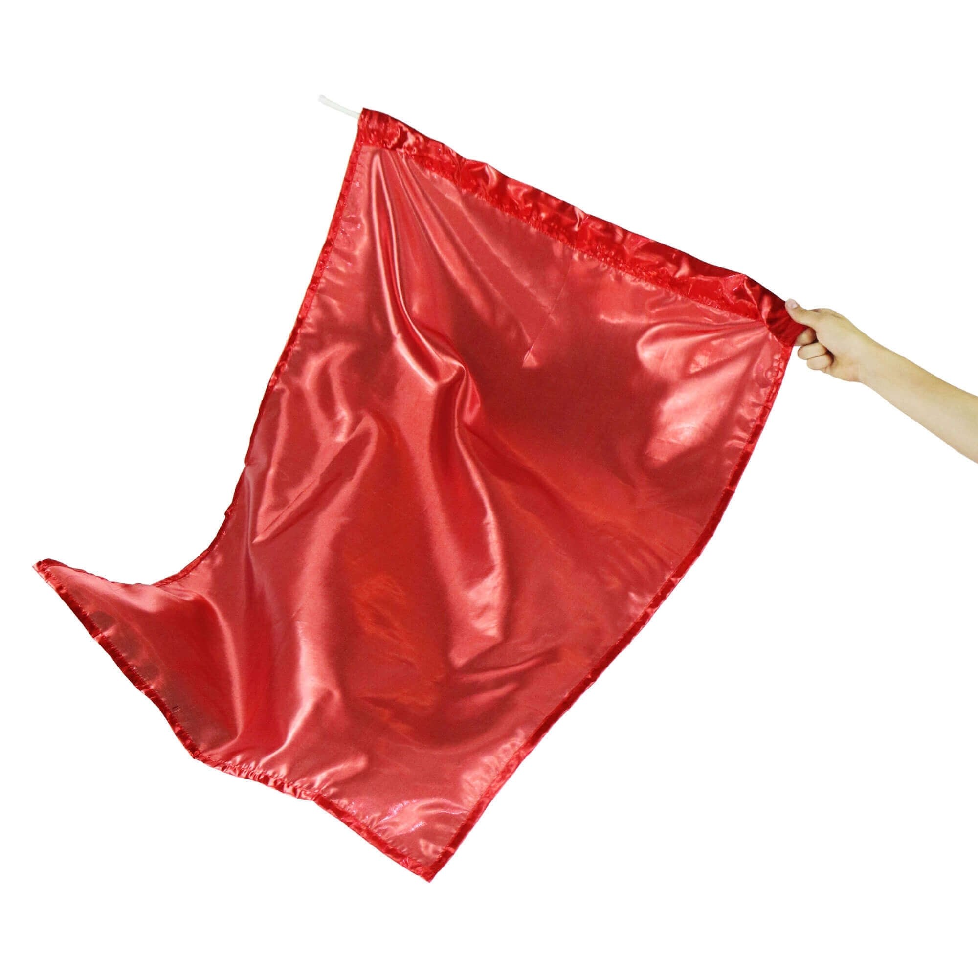 Metallic Flag with Rod - Click Image to Close