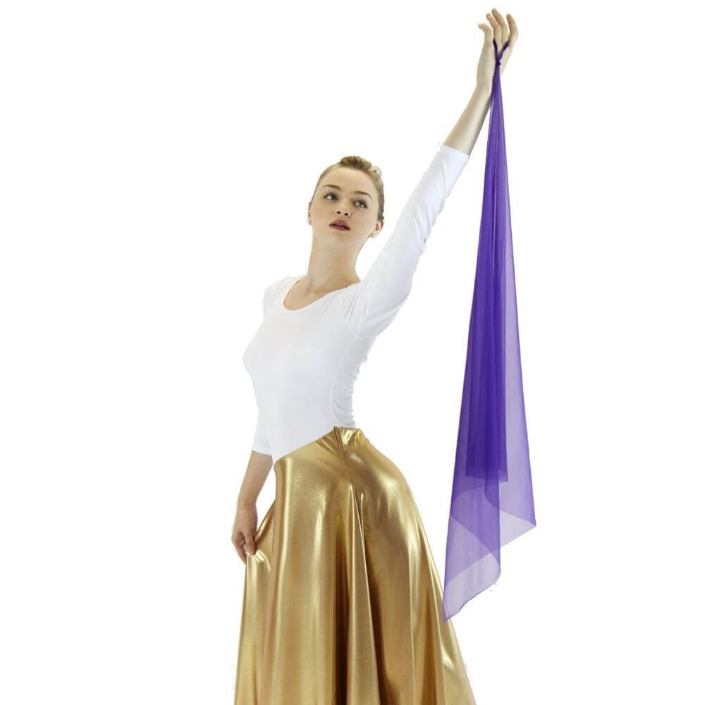 Finger Loop Chiffon Drape