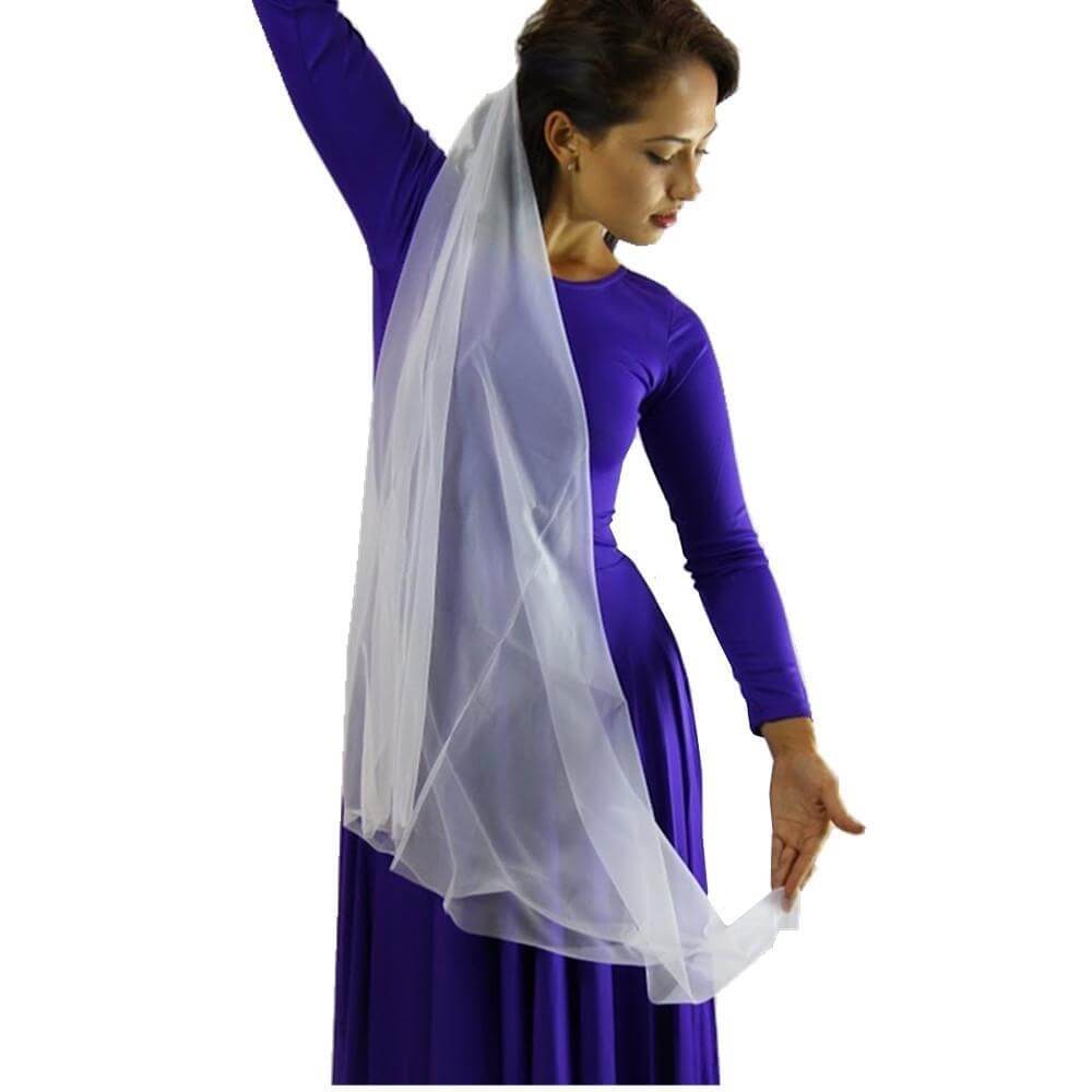 Finger Loop Chiffon Drape - Click Image to Close