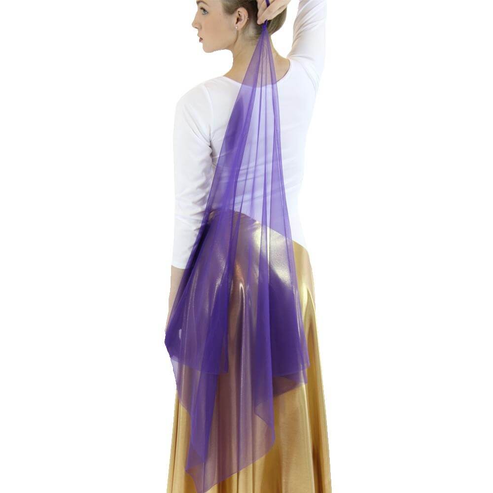 Finger Loop Chiffon Drape - Click Image to Close