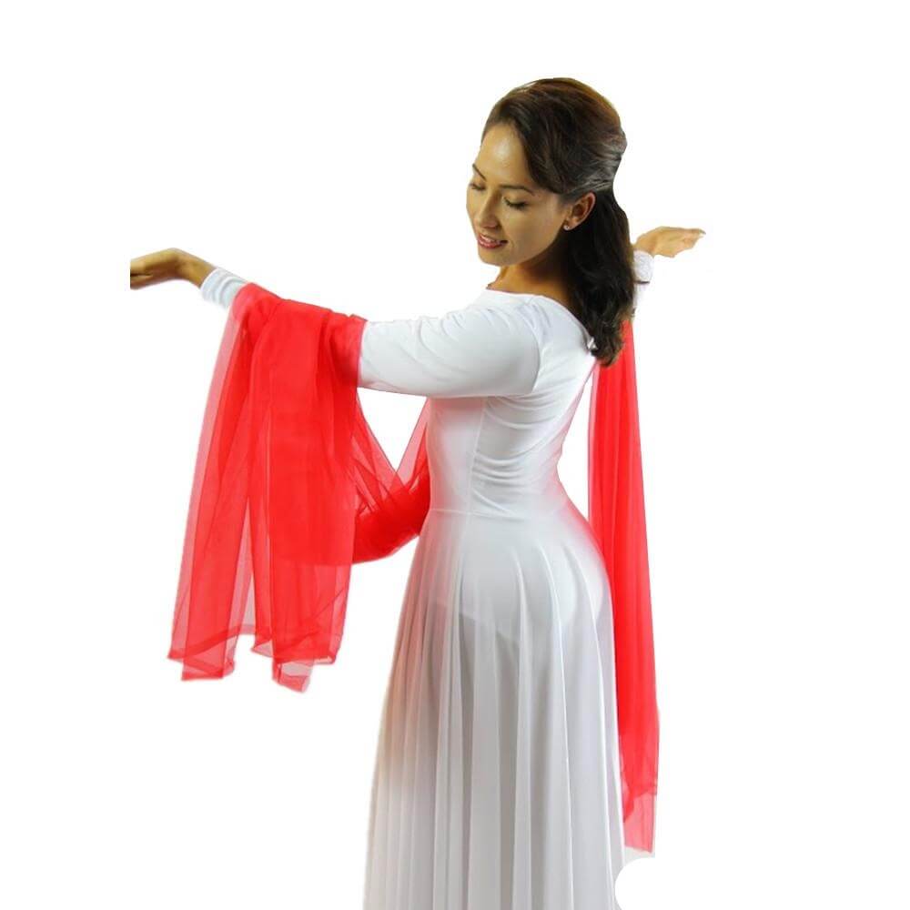 Praise Dance Large Chiffon Dance Drape - Click Image to Close