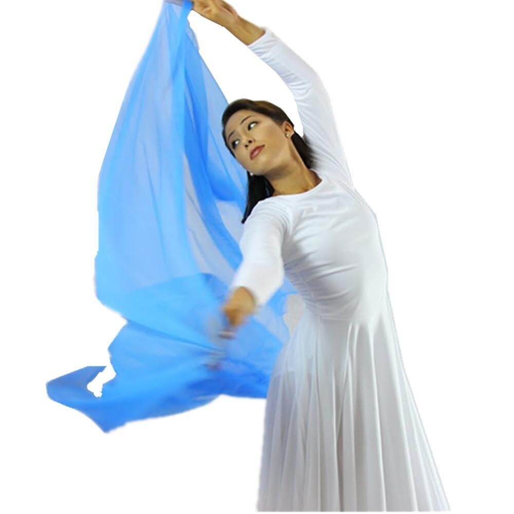 Praise Dance Large Chiffon Dance Drape - Click Image to Close