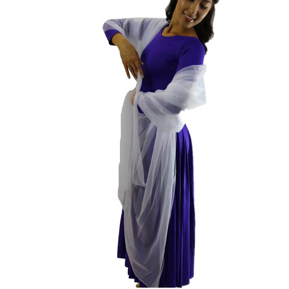 Praise Dance Large Chiffon Dance Drape - Click Image to Close