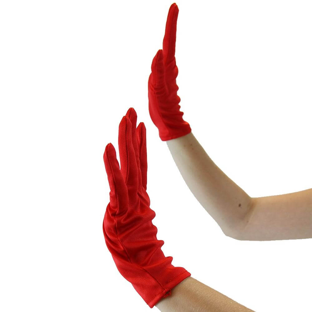 Adult Color Flash Mime Gloves - Click Image to Close