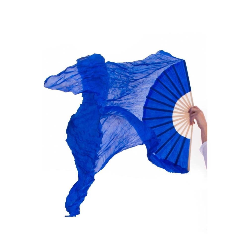 Danzcue Semi-transparent Silk Dance Fan - Click Image to Close