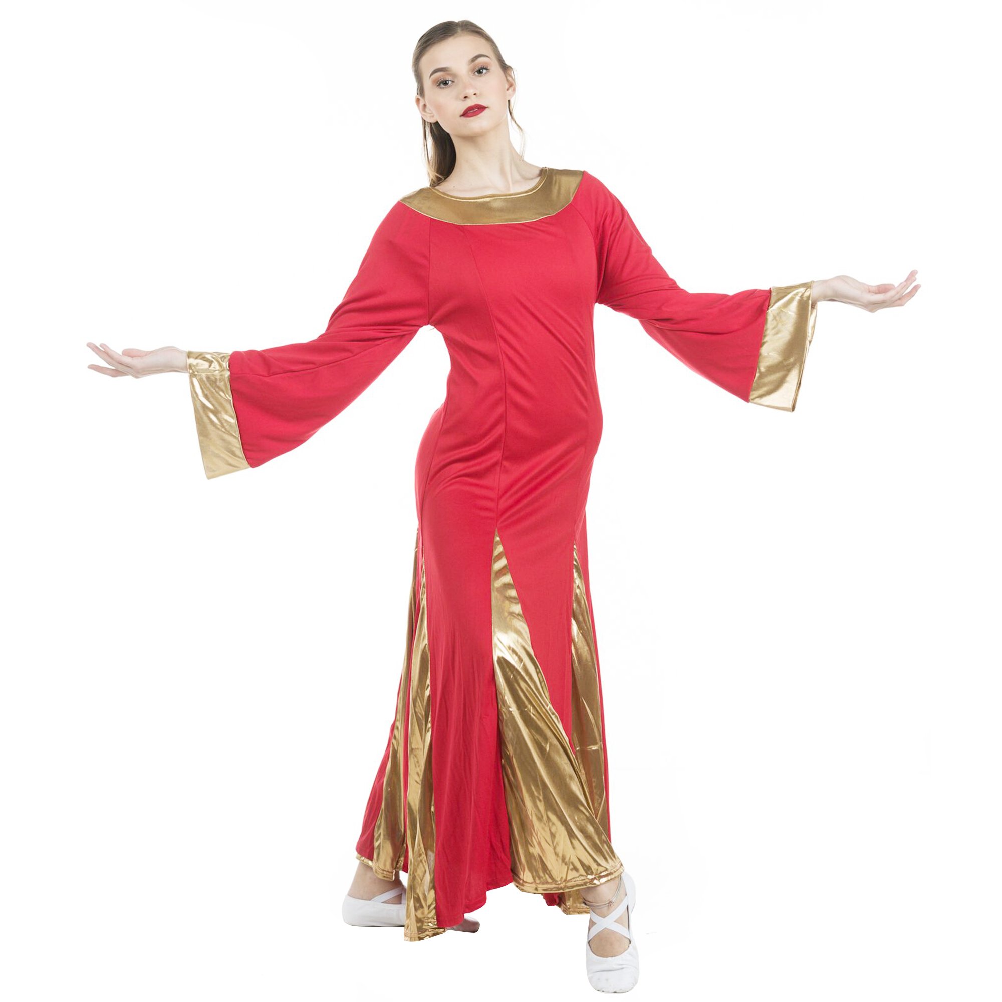Danzcue Praise Dance Robe Dress - Click Image to Close