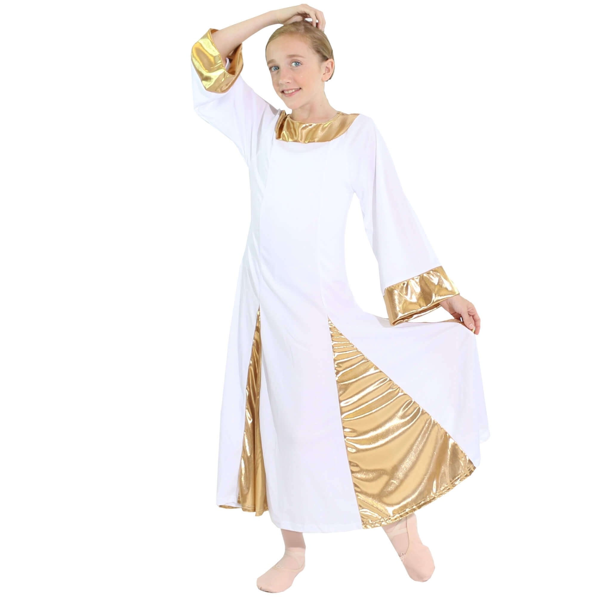 Danzcue Child Praise Robe Dress - Click Image to Close