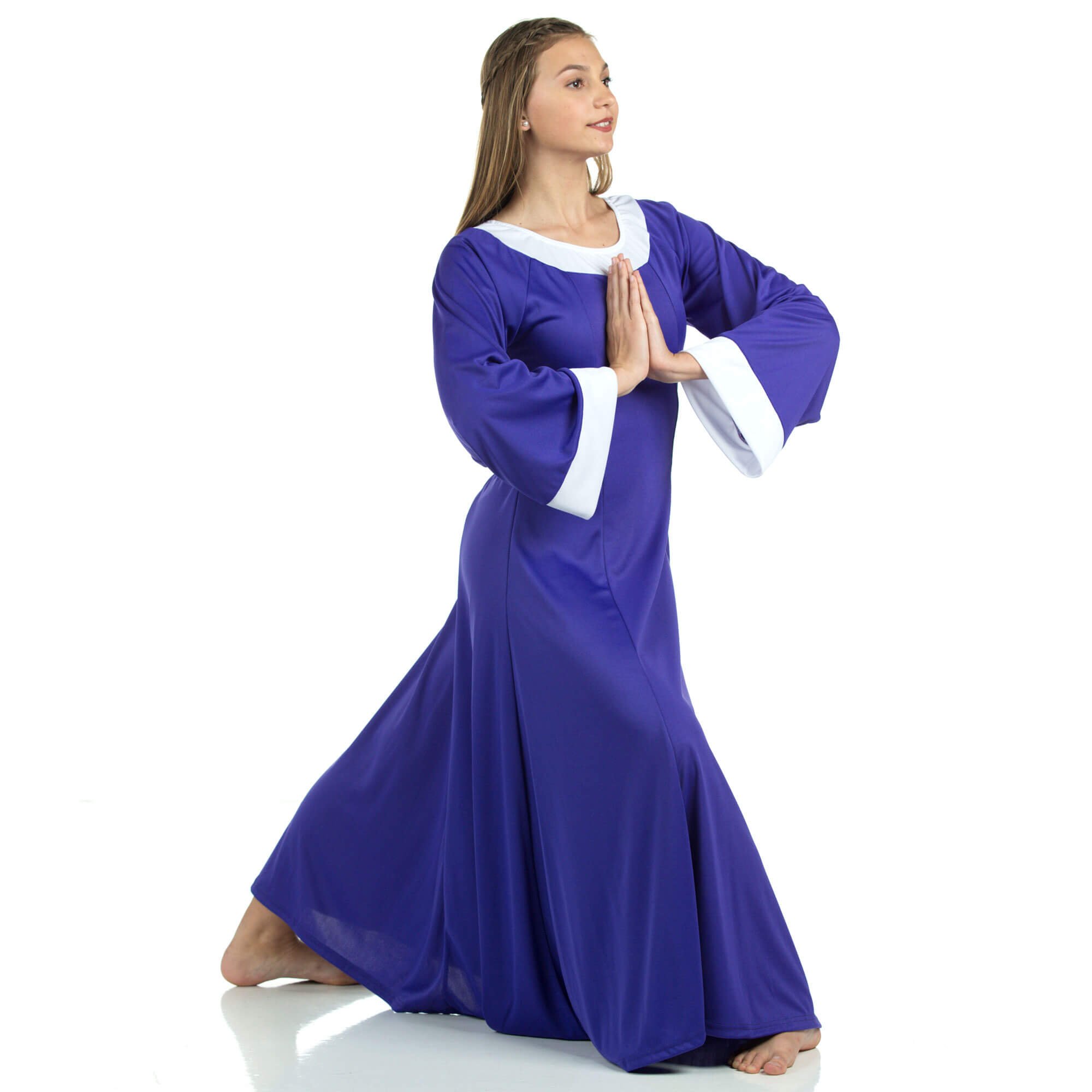 Danzcue Bell Sleeve Praise Dance Dress - Click Image to Close