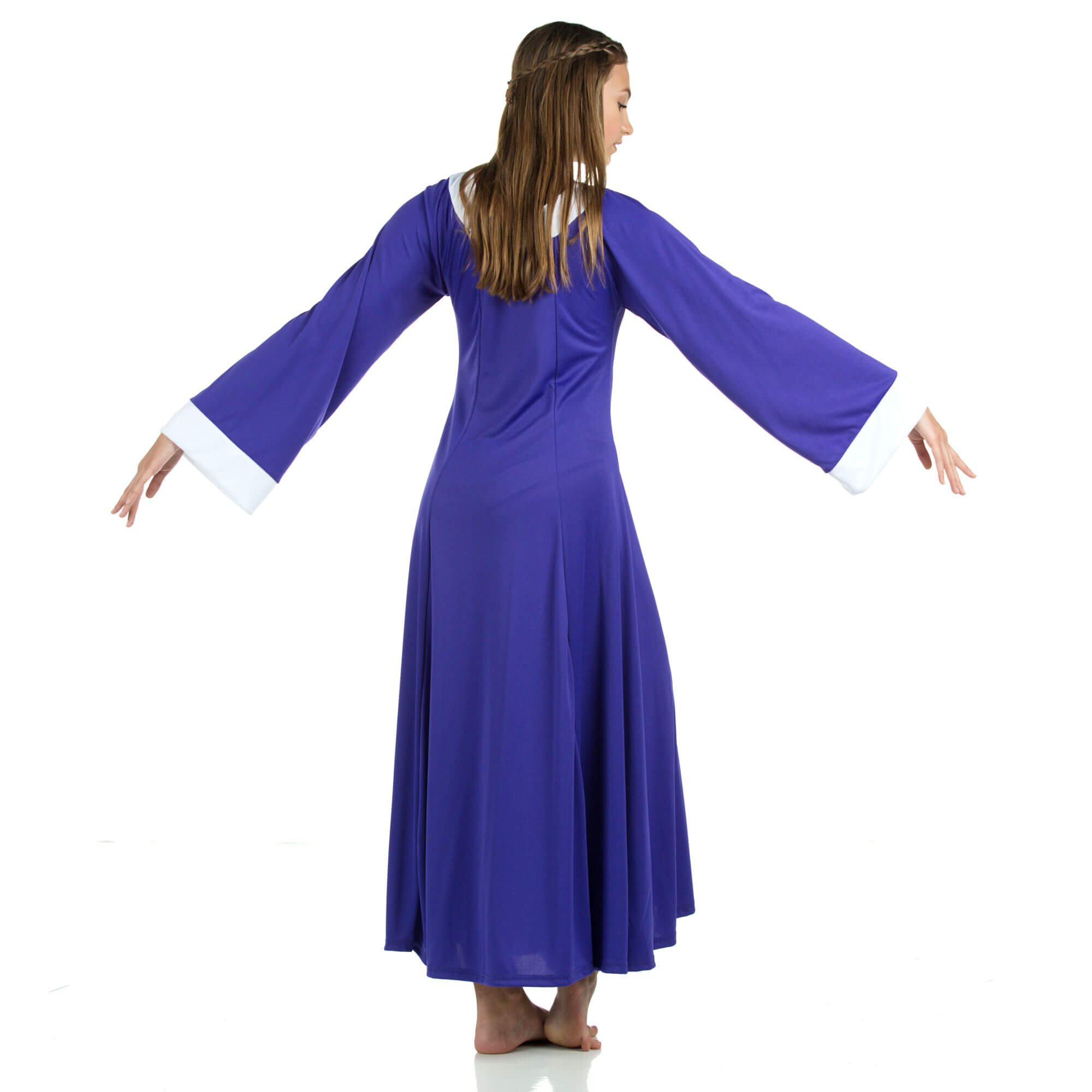 Danzcue Bell Sleeve Praise Dance Dress - Click Image to Close