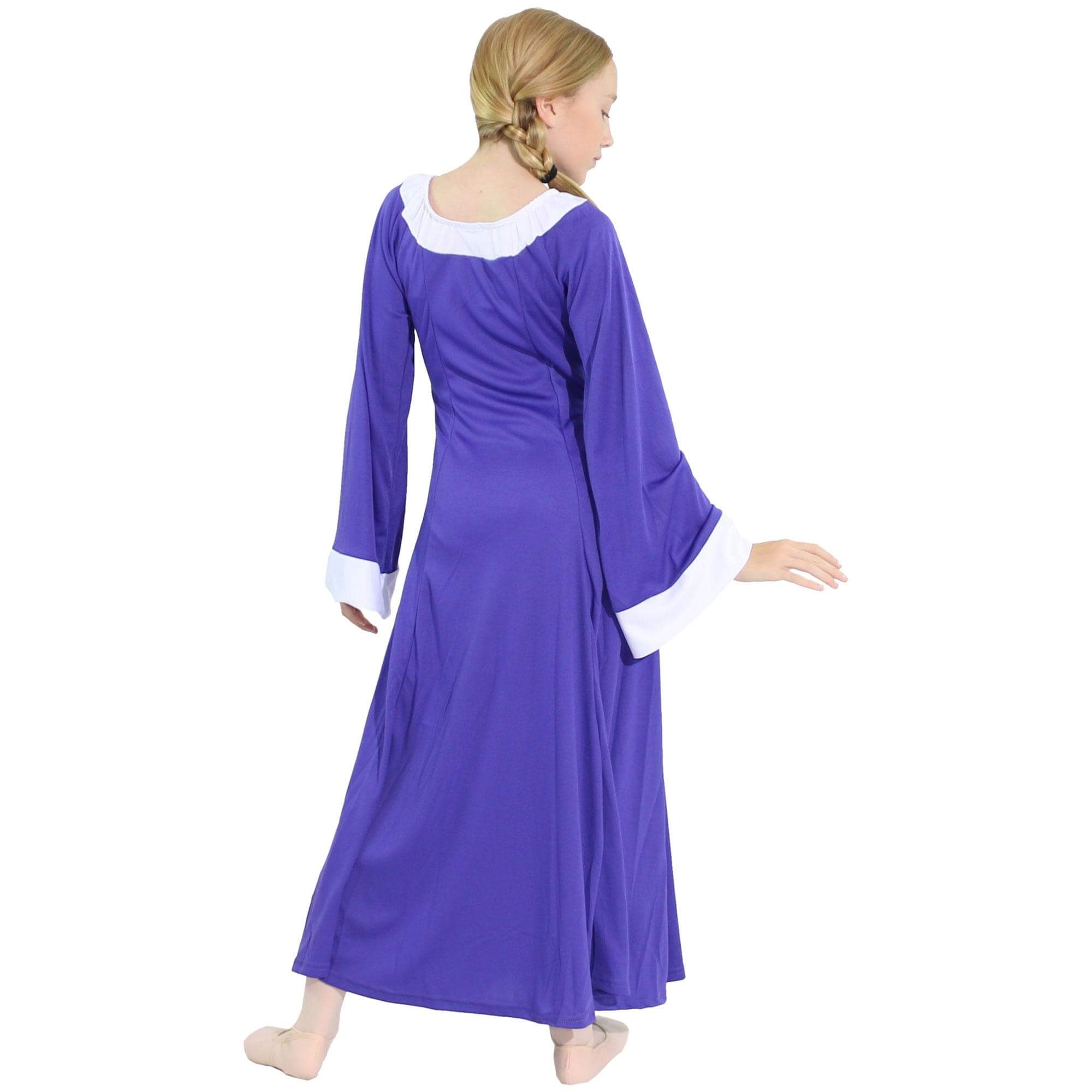 Danzcue Bell Sleeve Praise Dance Child Dress - Click Image to Close