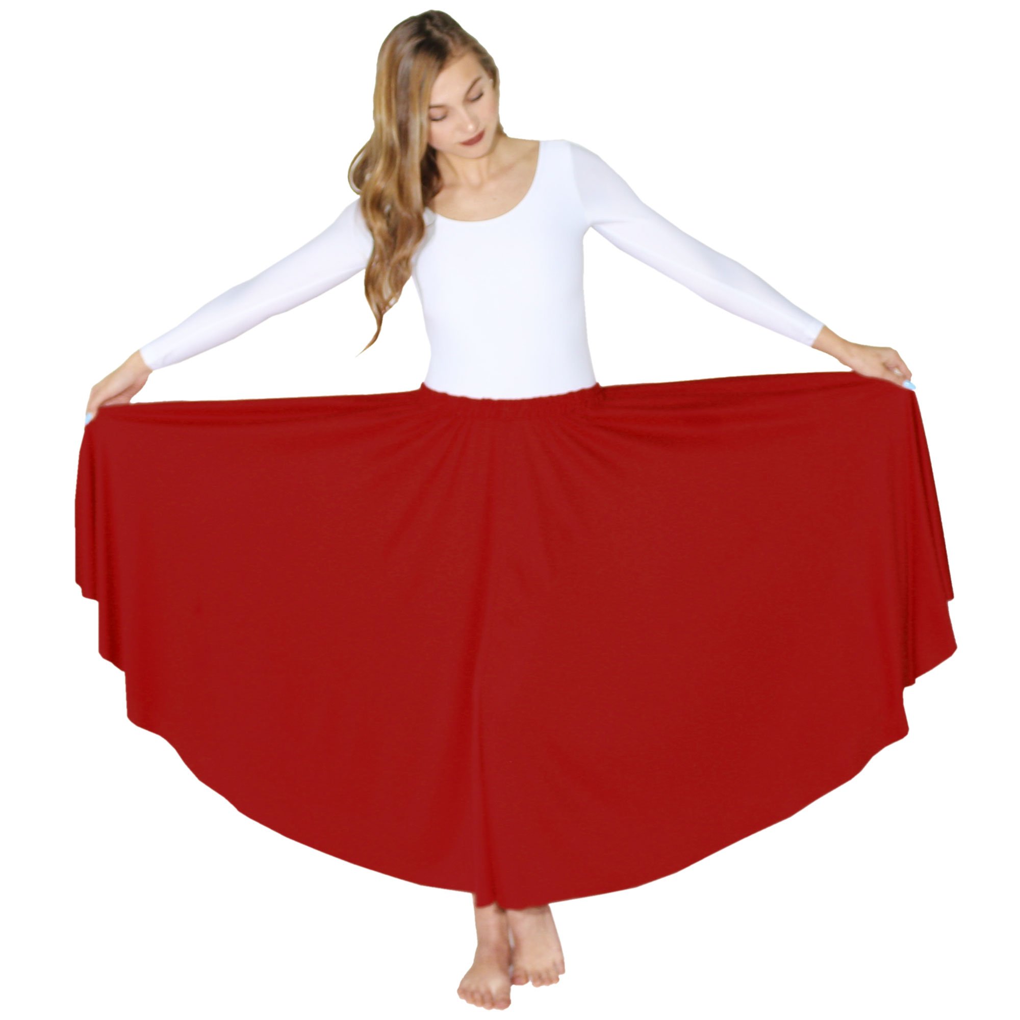 Danzcue Long Circle Skirt - Click Image to Close