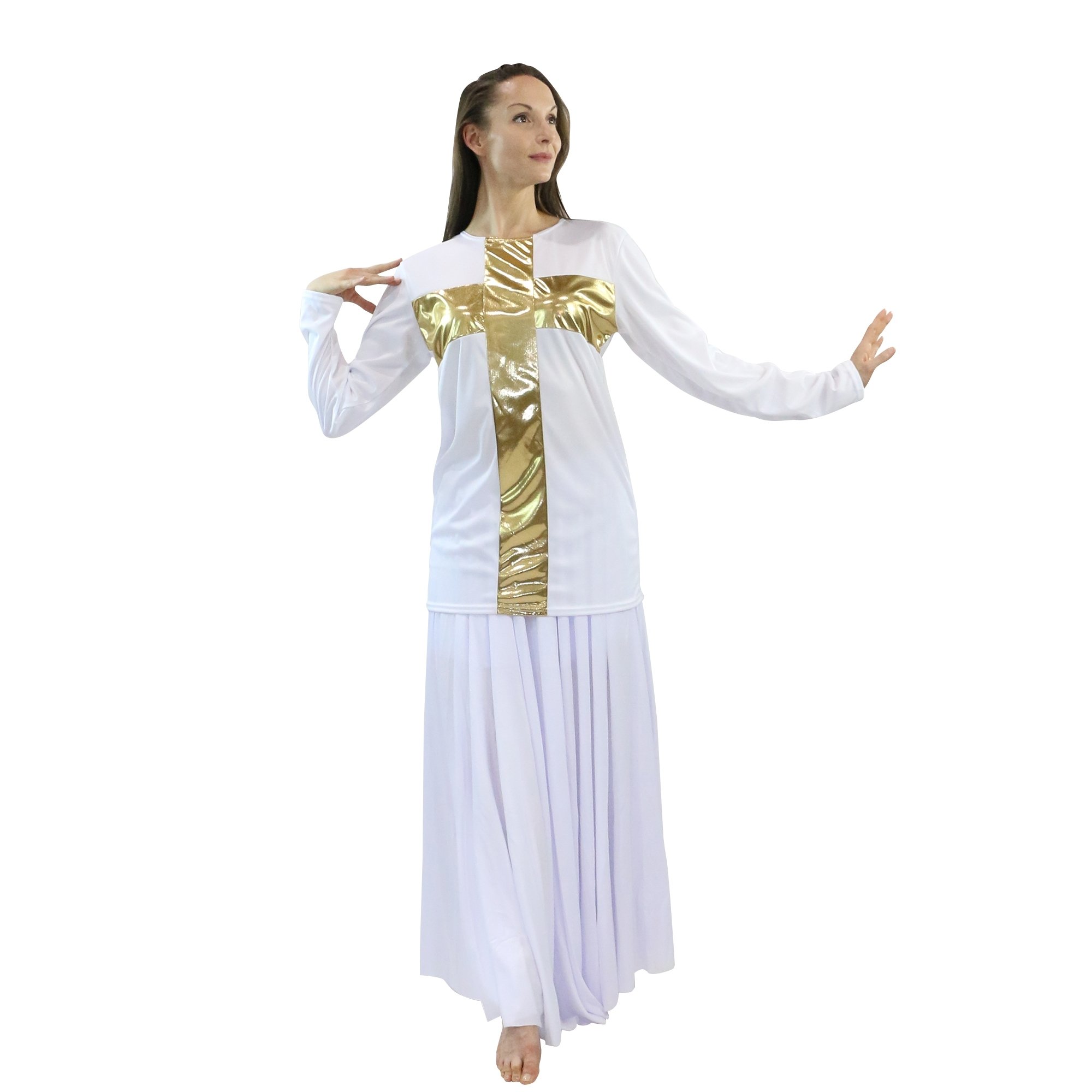 Danzcue Woman Praise Cross Inspired Pullover - Click Image to Close