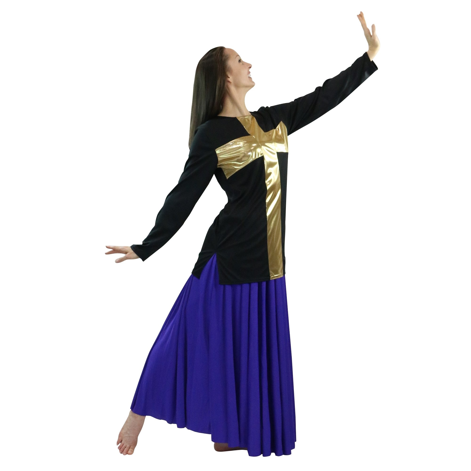 Danzcue Woman Praise Cross Inspired Pullover