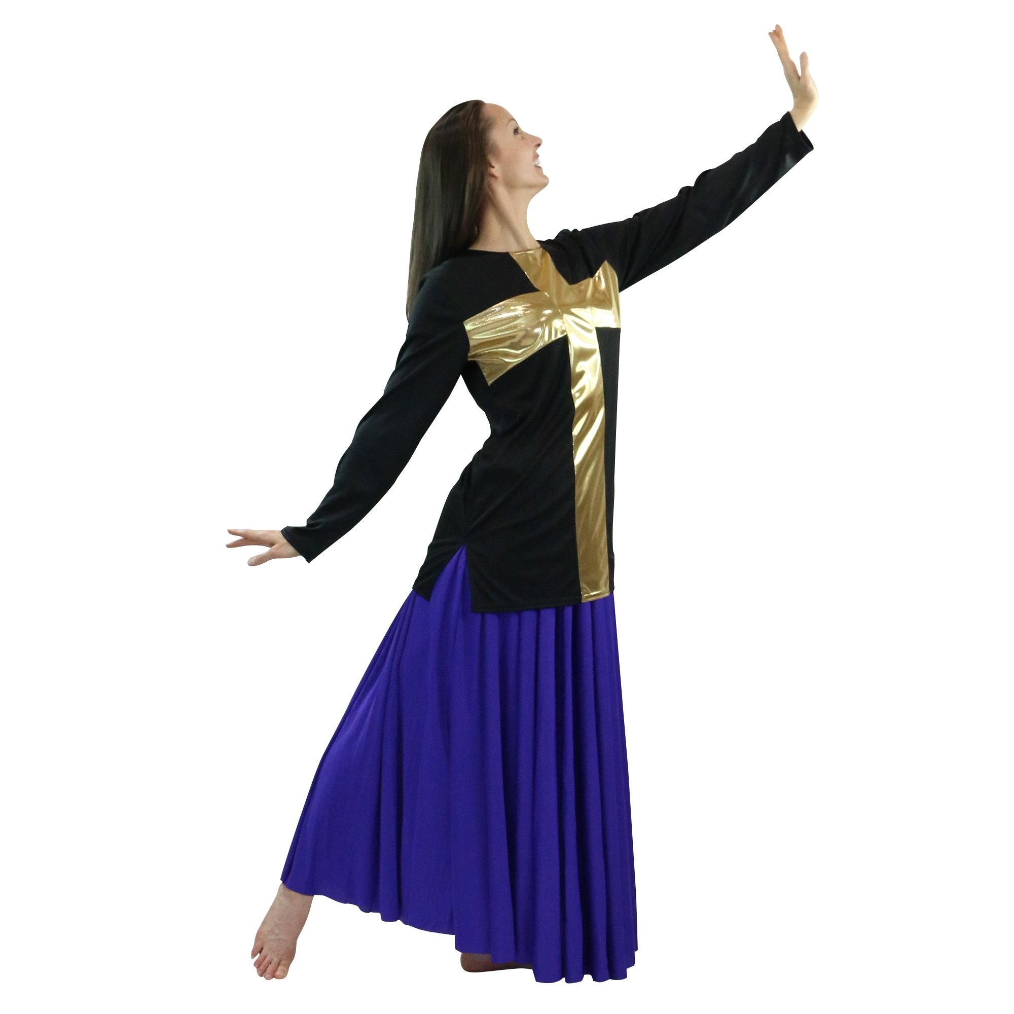 Danzcue Woman Praise Cross Inspired Pullover - Click Image to Close