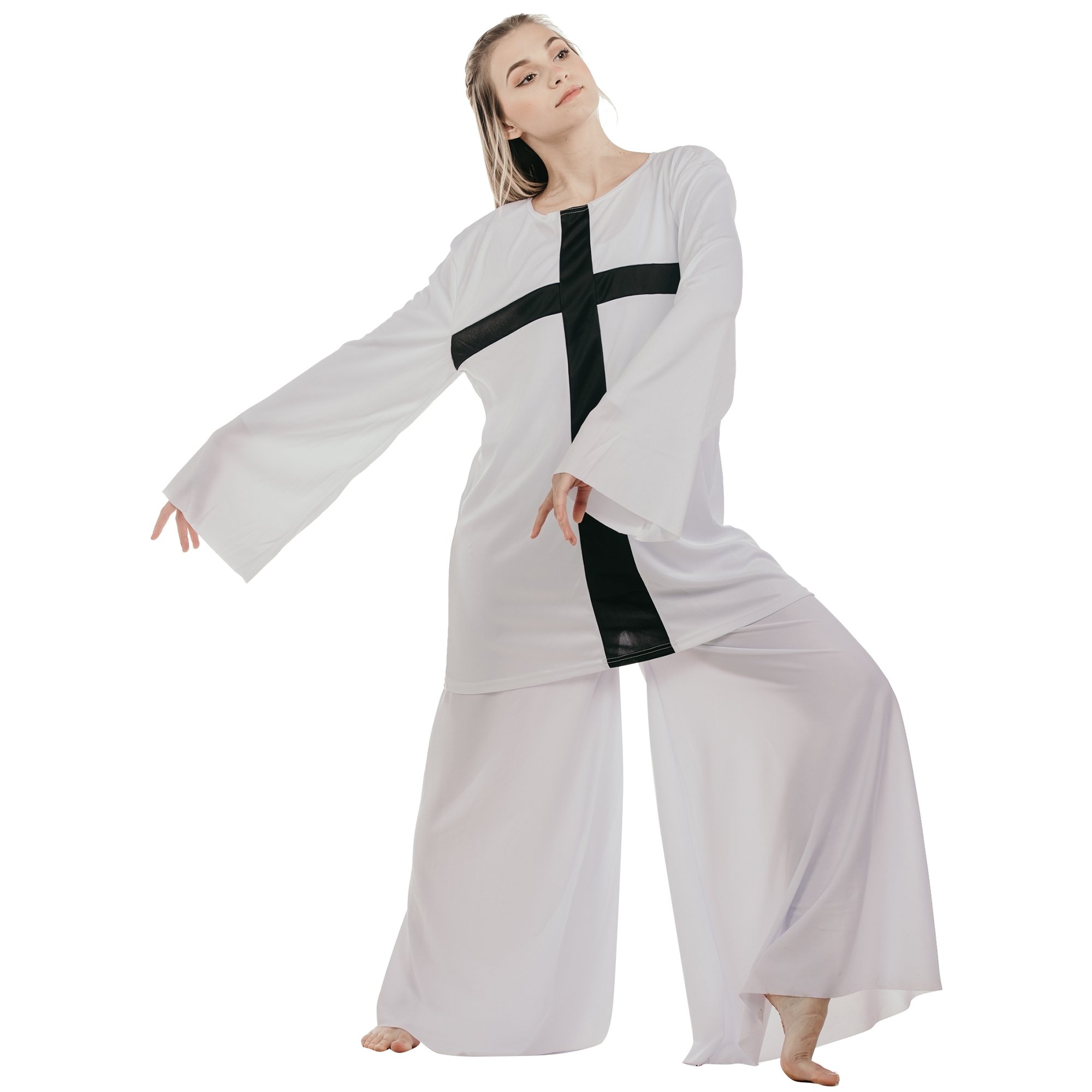 Danzcue Praise Dance Cross Inspired Tunic - Click Image to Close