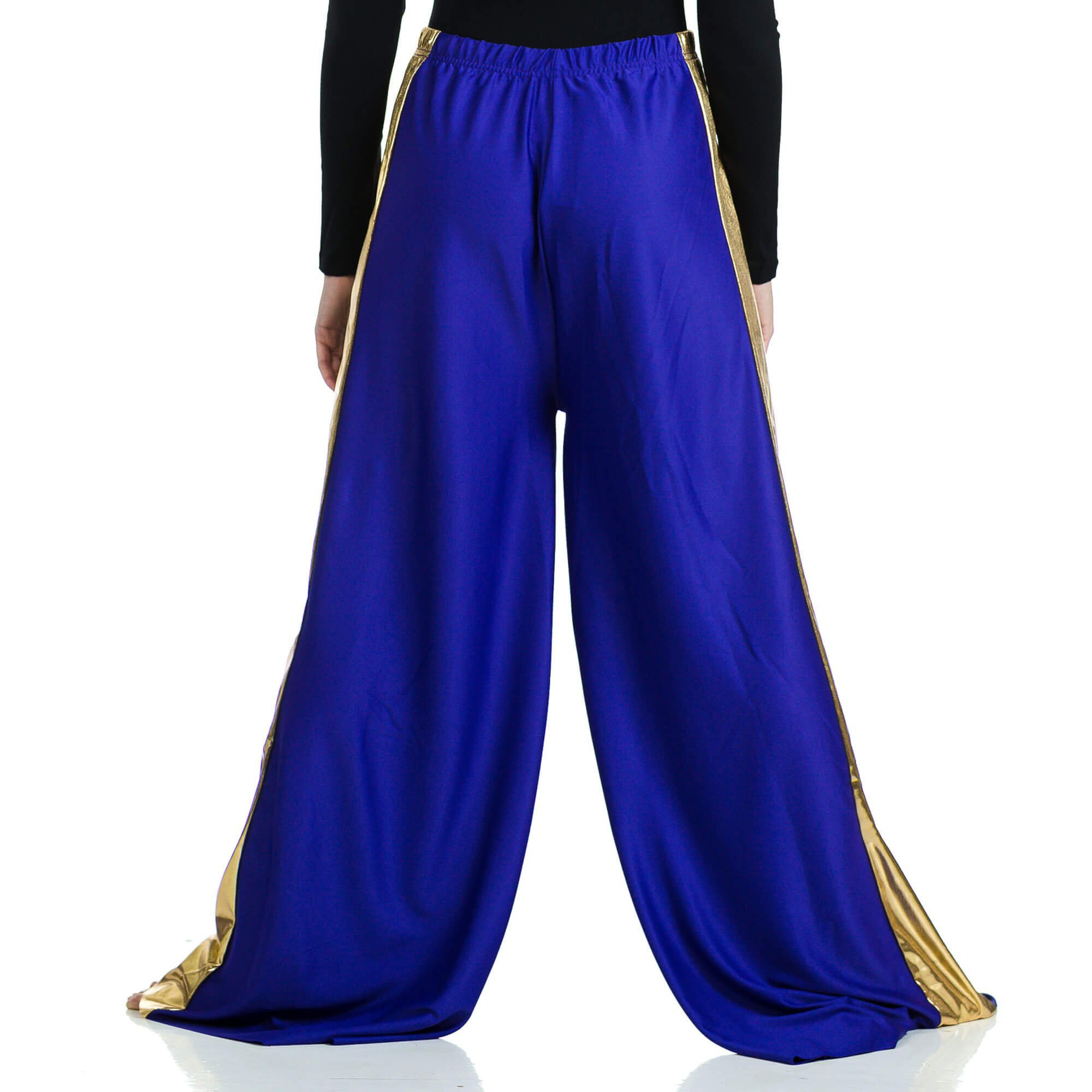 Danzcue Praise Dance Two-Tone Palazzo Pants - Click Image to Close