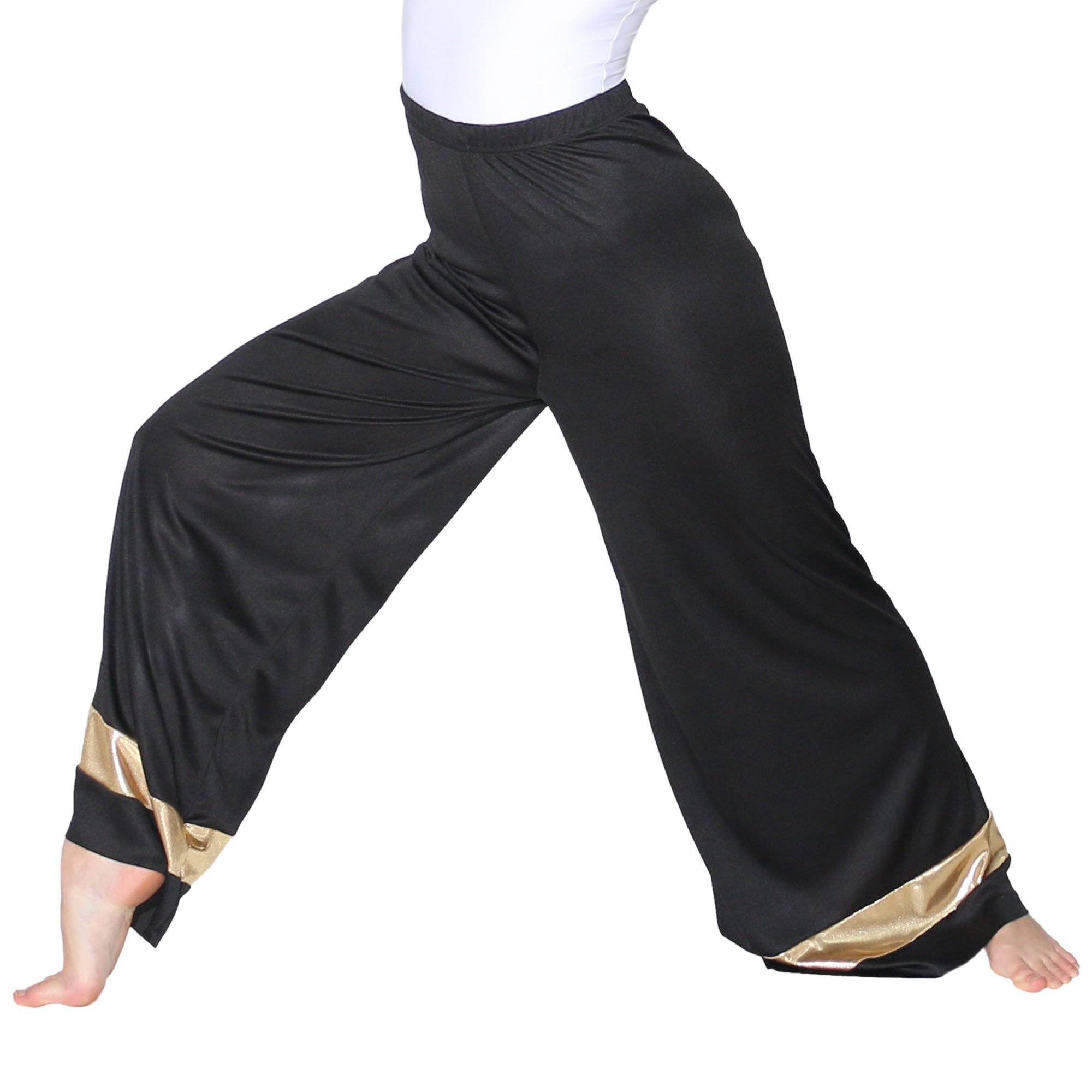 Danzcue Praise Dance Two-Tone Palazzo Pants - Click Image to Close