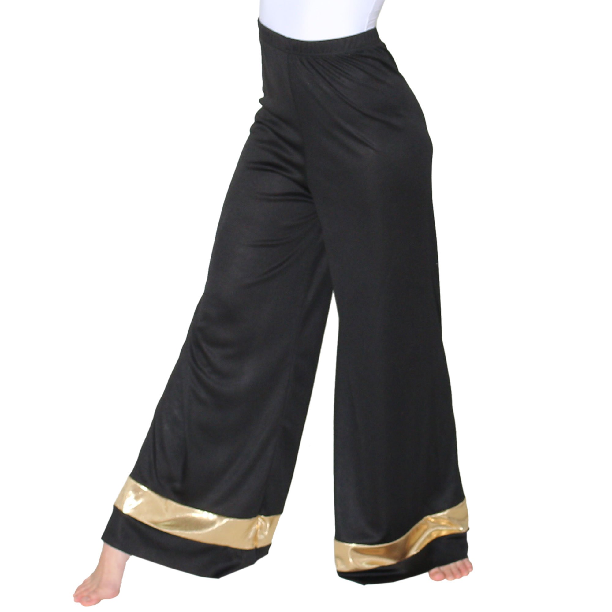 Danzcue Praise Dance Two-Tone Palazzo Pants - Click Image to Close