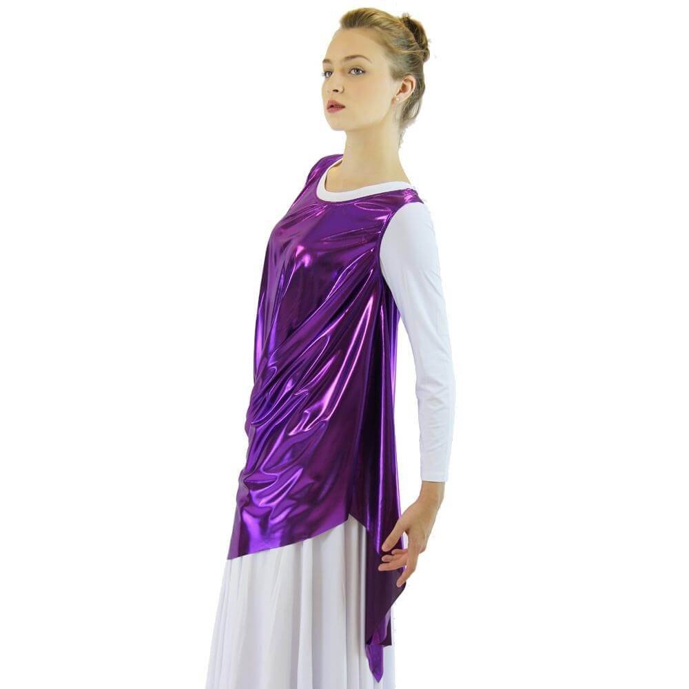 Celebration of Spirit Drapey Praise Dance Tunic Tank Pullover - Click Image to Close