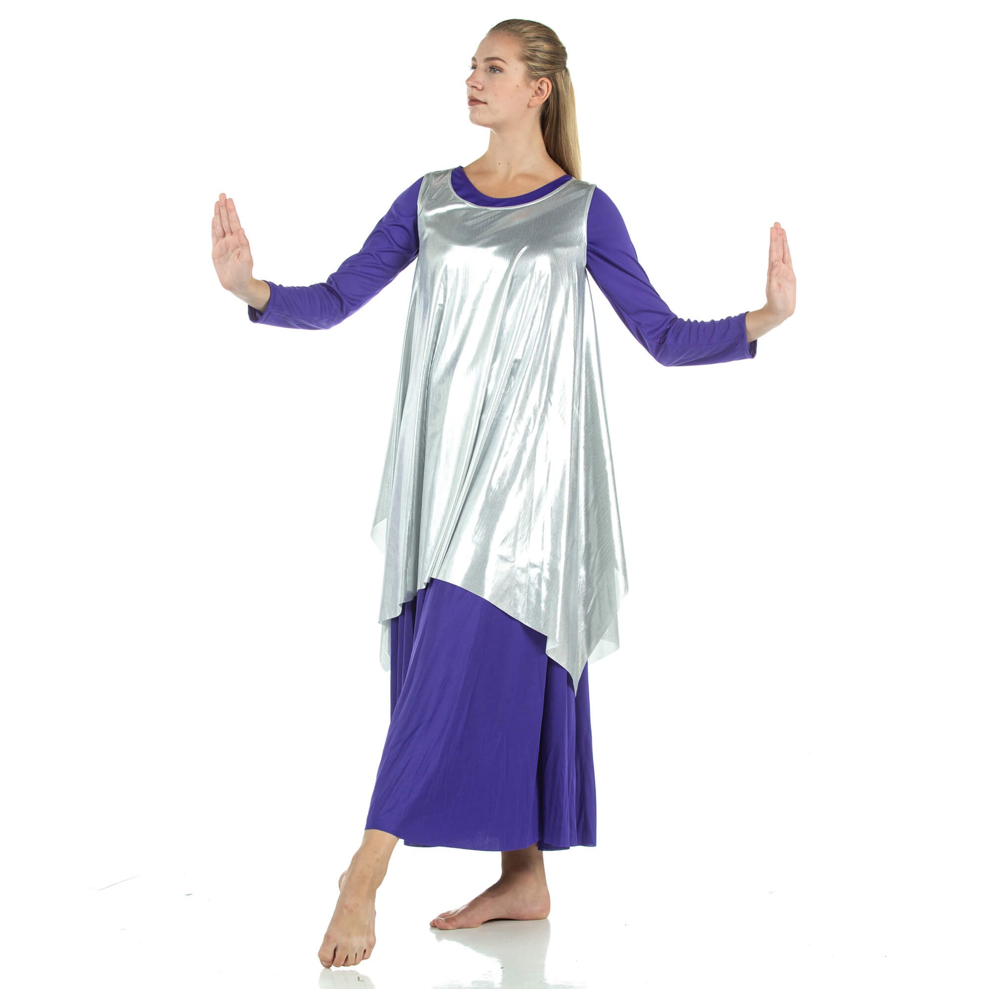 Celebration of Spirit Drapey Praise Dance Tunic Tank Pullover - Click Image to Close