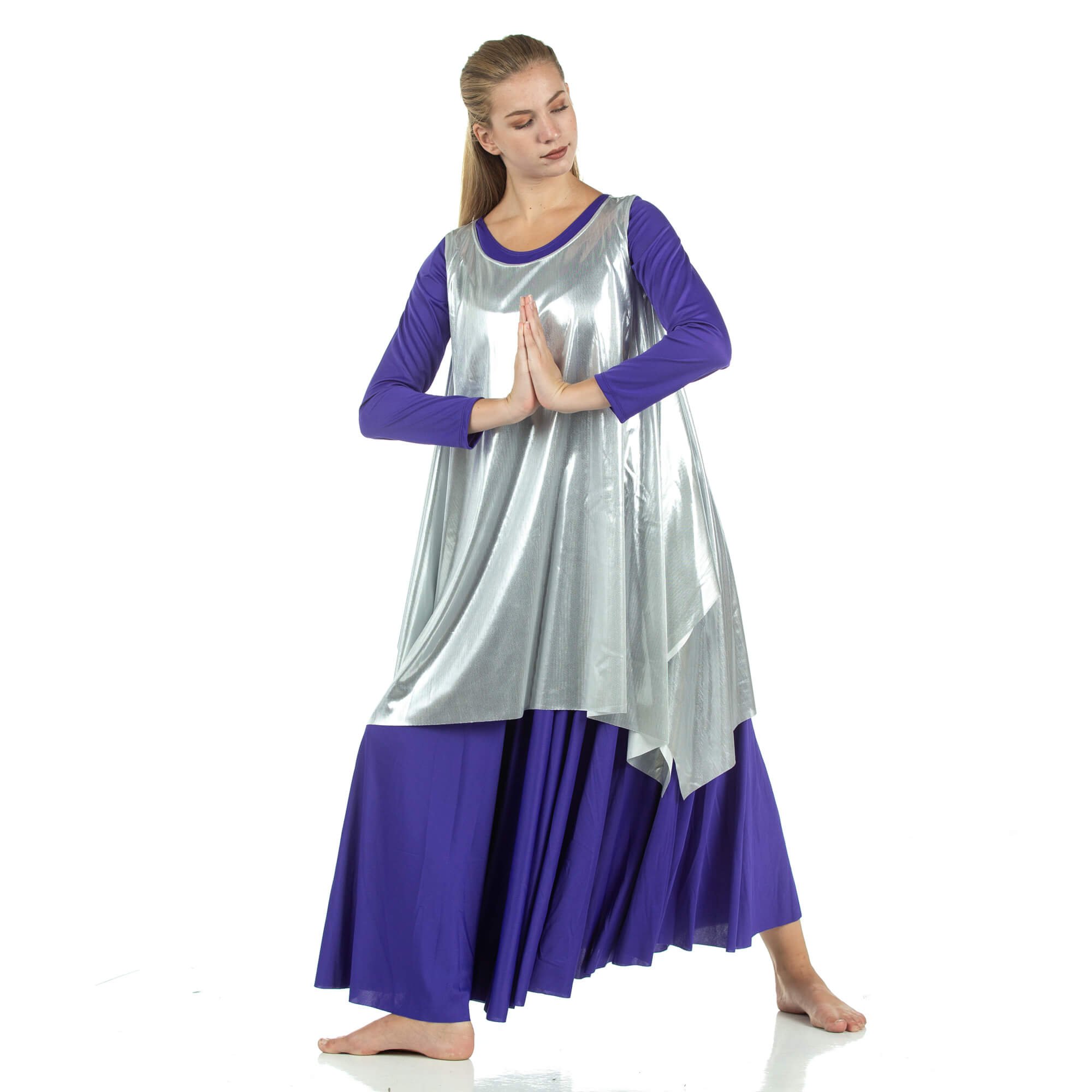 Celebration of Spirit Drapey Praise Dance Tunic Tank Pullover - Click Image to Close