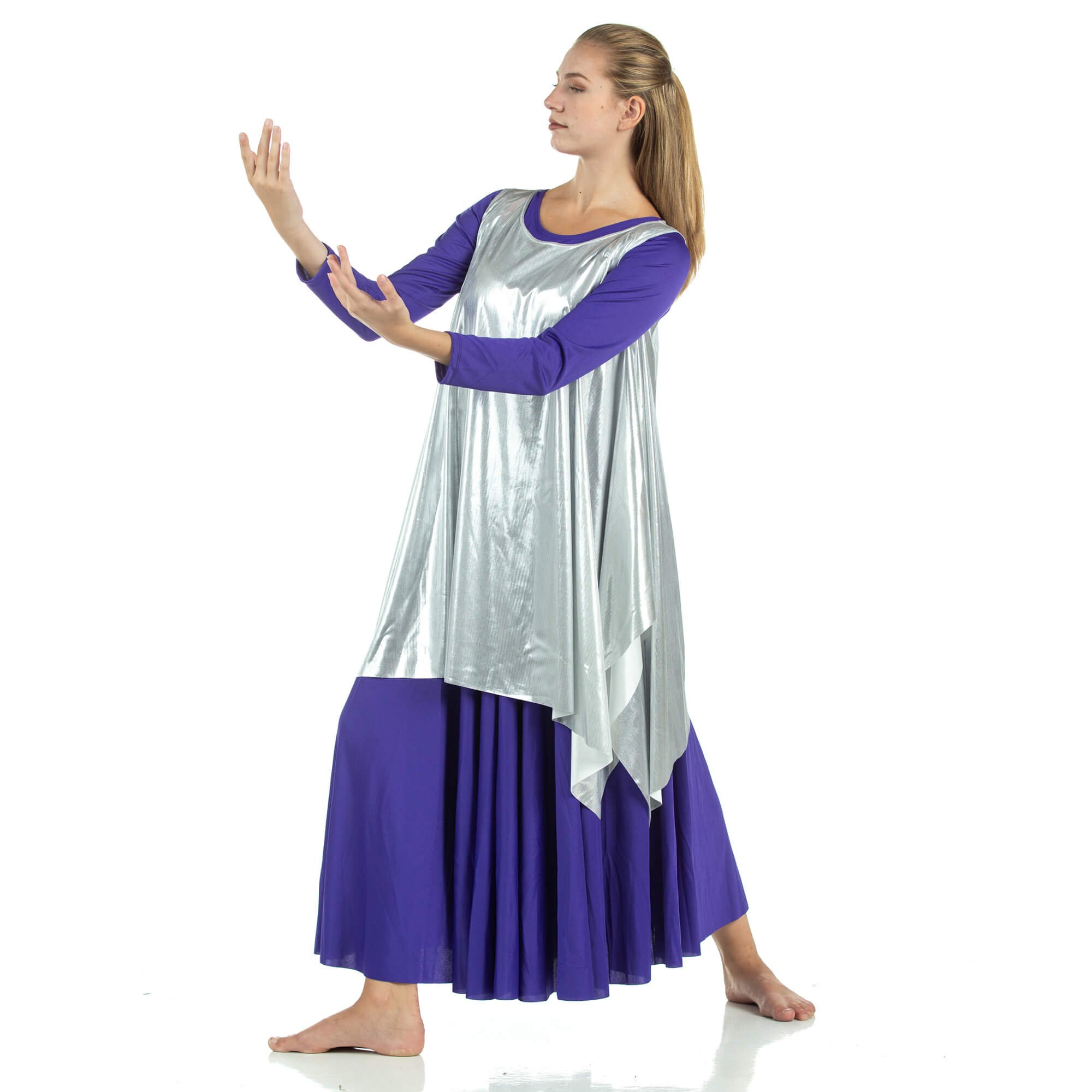 Celebration of Spirit Drapey Praise Dance Tunic Tank Pullover - Click Image to Close