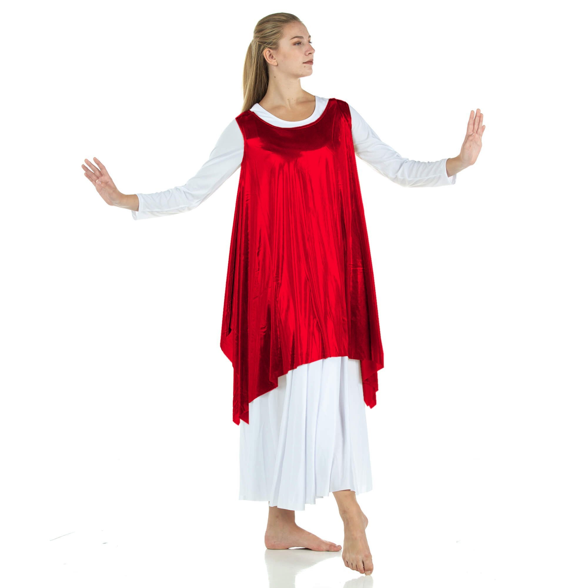 Celebration of Spirit Drapey Praise Dance Tunic Tank Pullover - Click Image to Close