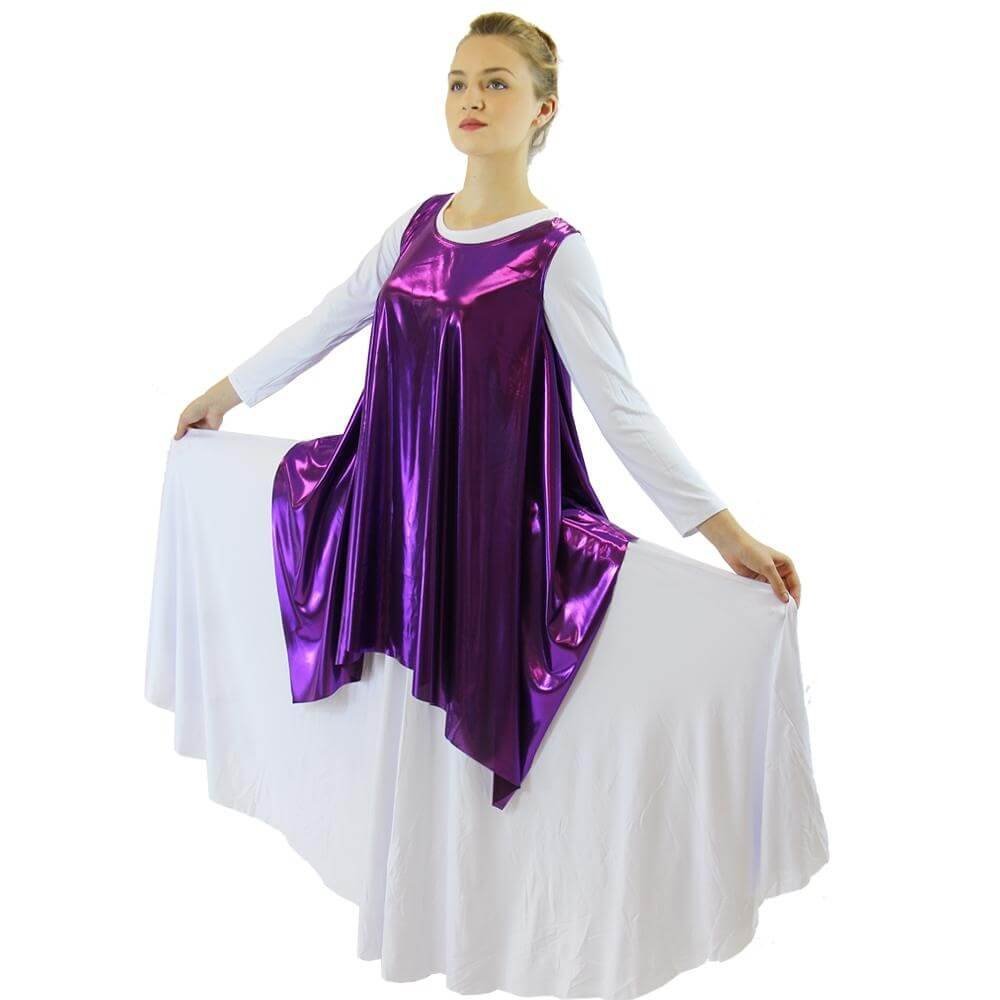 Celebration of Spirit Drapey Praise Dance Tunic Tank Pullover - Click Image to Close