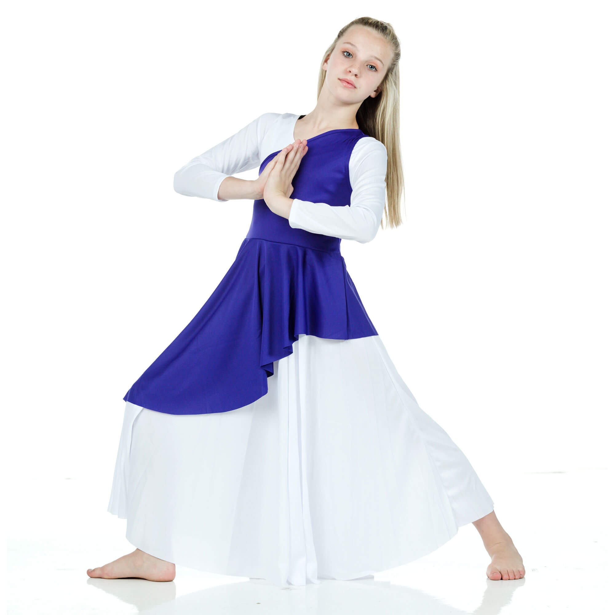 Danzcue Asymmetrical Praise Dance Tunic (dress not included) - Click Image to Close