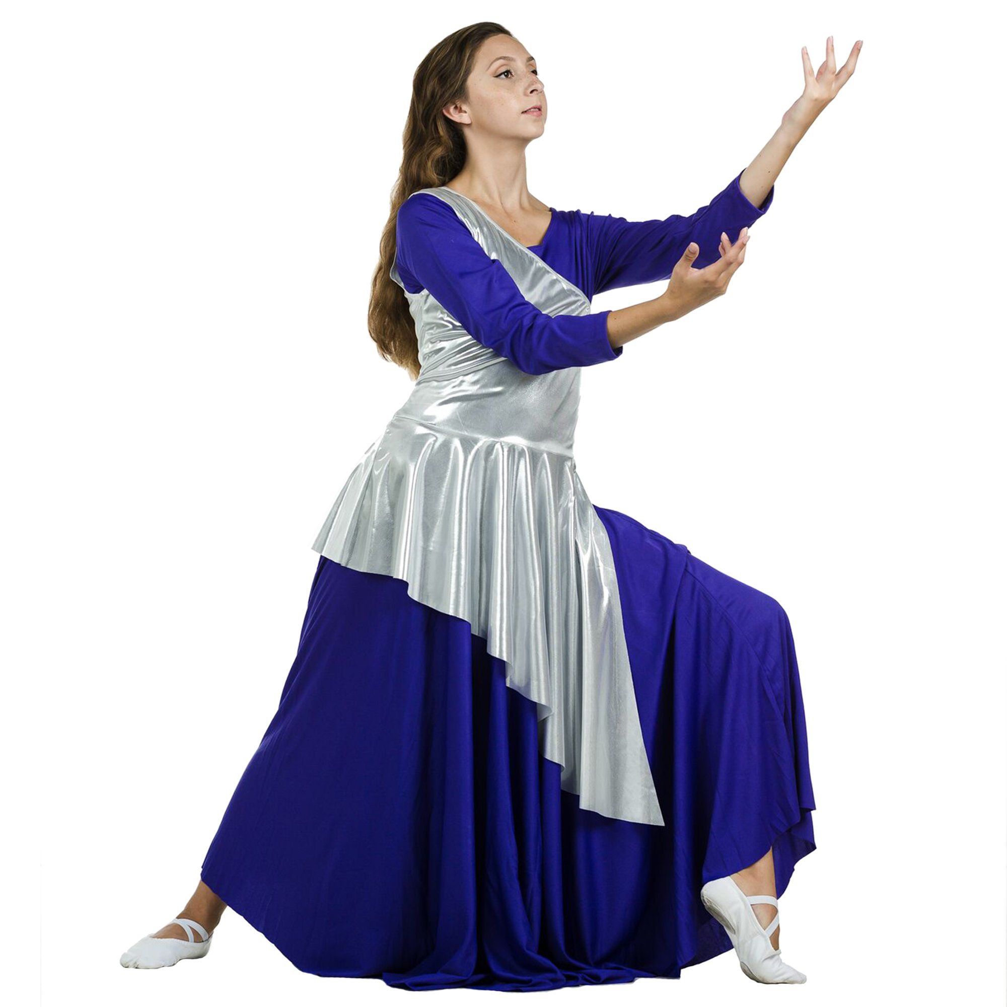 Danzcue Asymmetrical Praise Dance Tunic (dress not included) - Click Image to Close