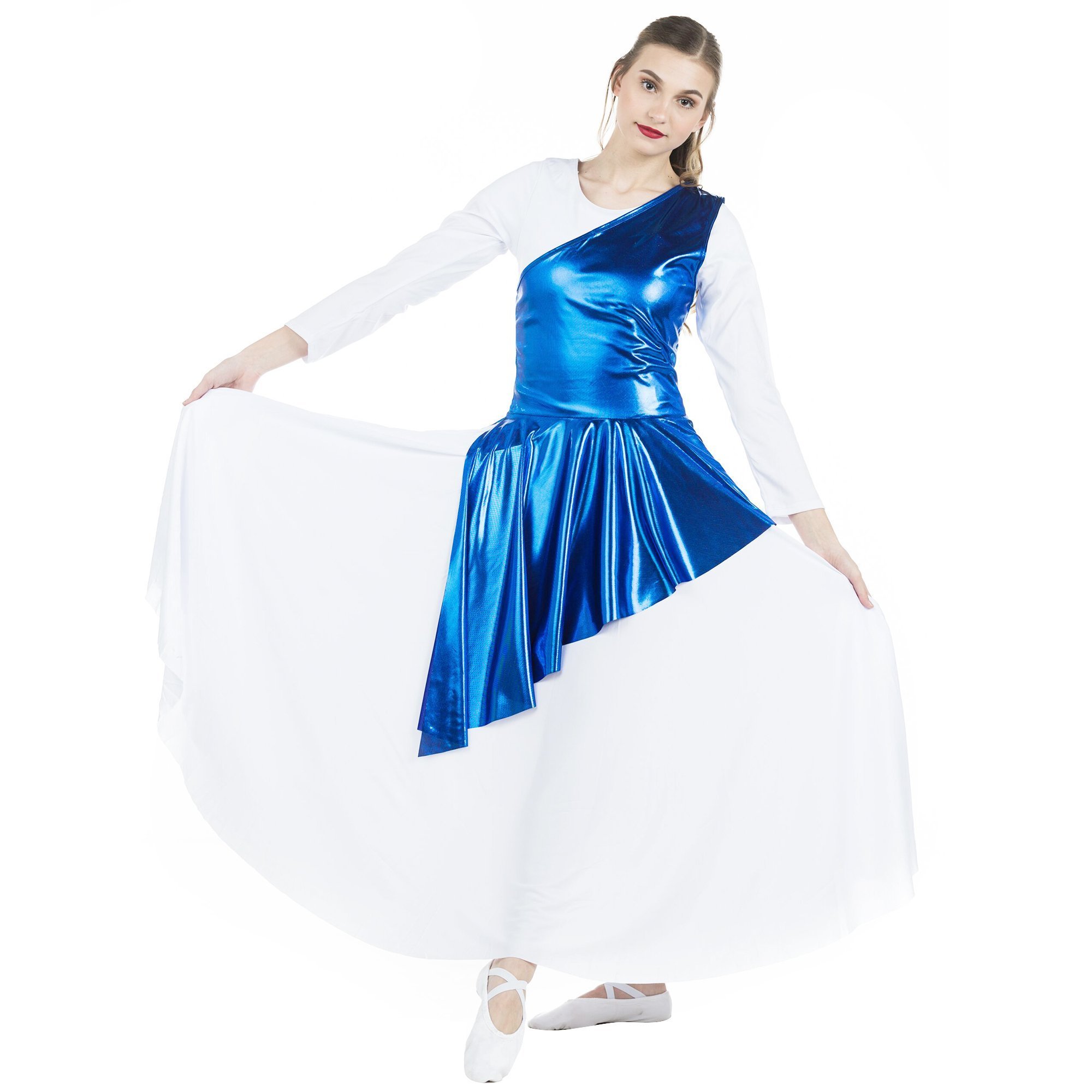 Danzcue Asymmetrical Praise Dance Tunic (dress not included) - Click Image to Close