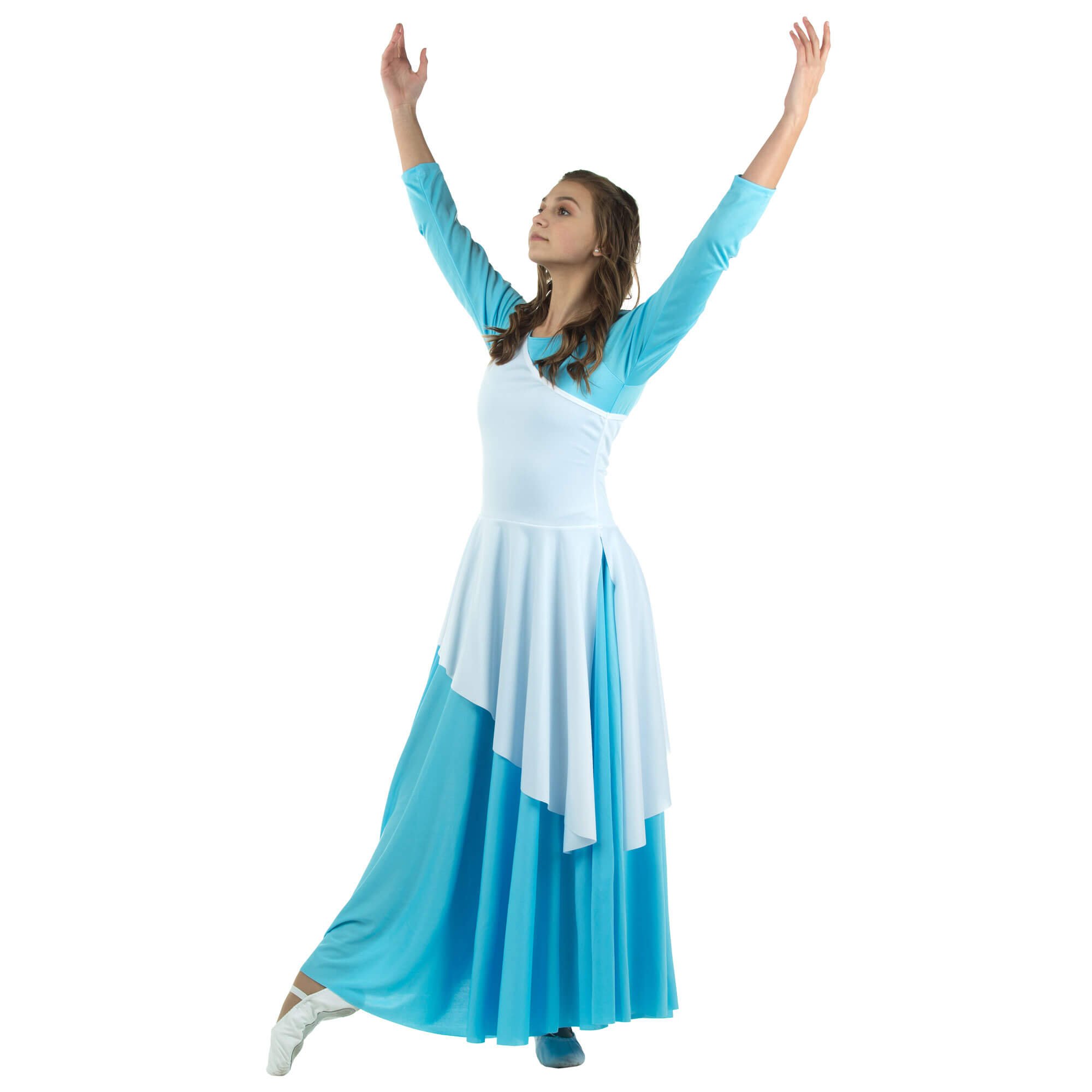 Danzcue Asymmetrical Praise Dance Tunic (dress not included) - Click Image to Close