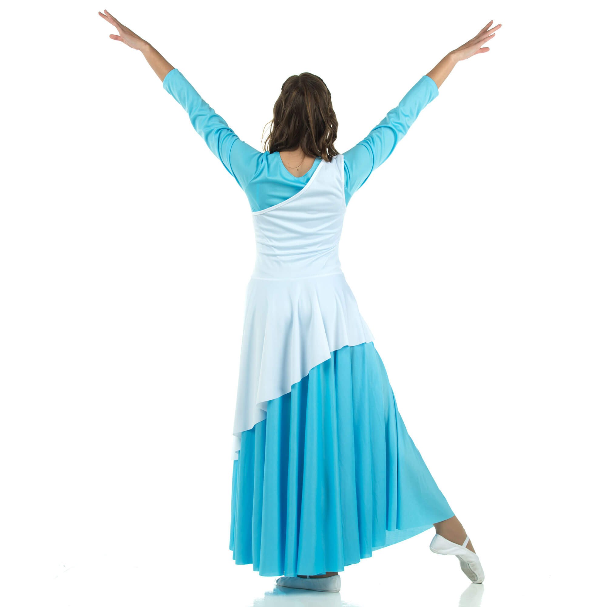 Danzcue Asymmetrical Praise Dance Tunic (dress not included) - Click Image to Close